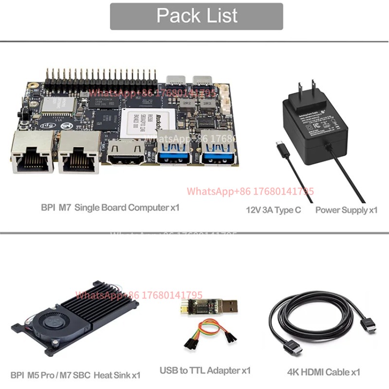RK3588 Tek Kartlı Bilgisayar S - Banana Pi Bpi M7 Rk3588 incelemesi ve fiyatı